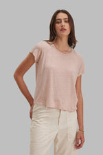 Velvet Top TShirt Linen