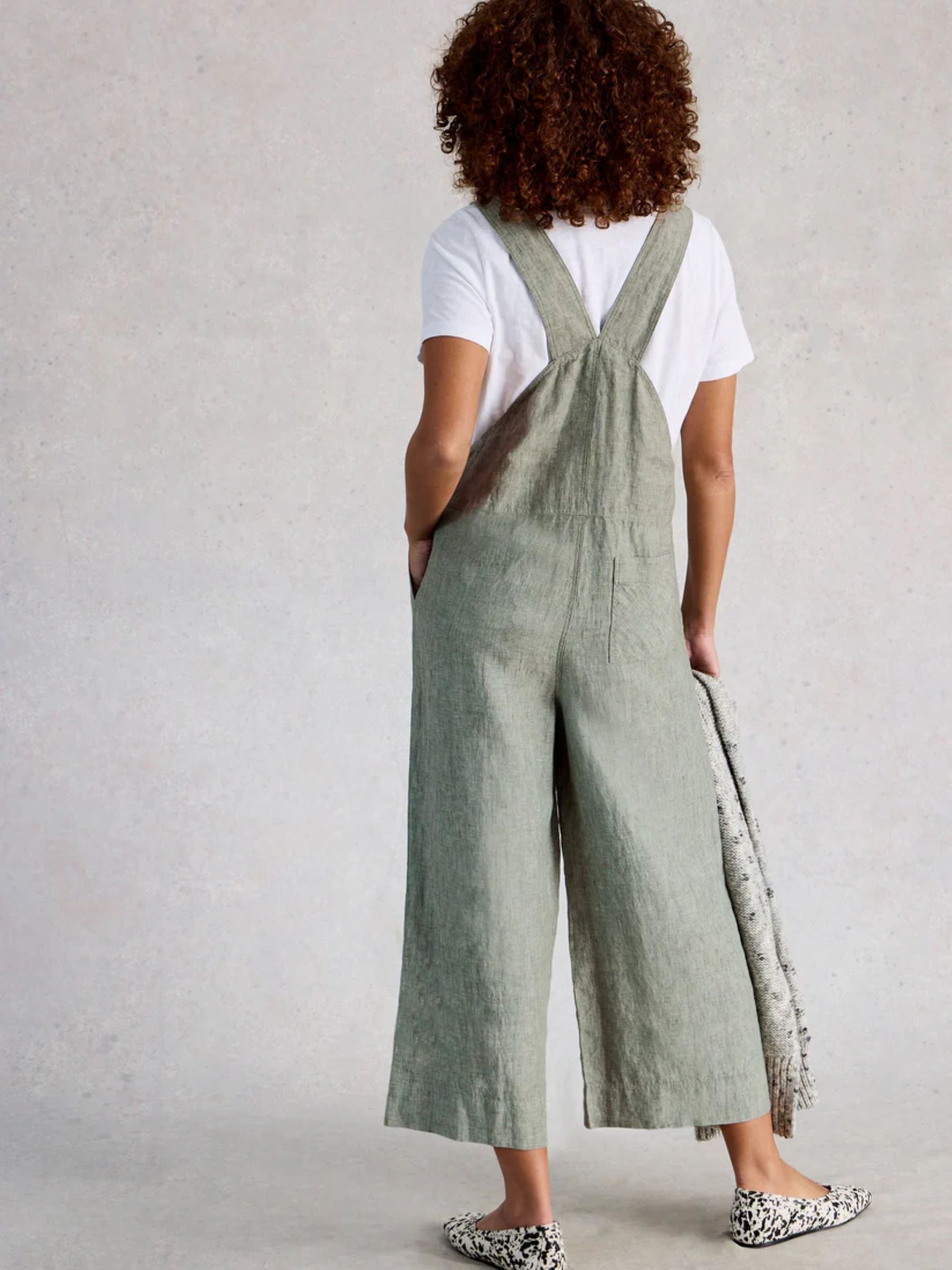 Viola Linen Dungaree