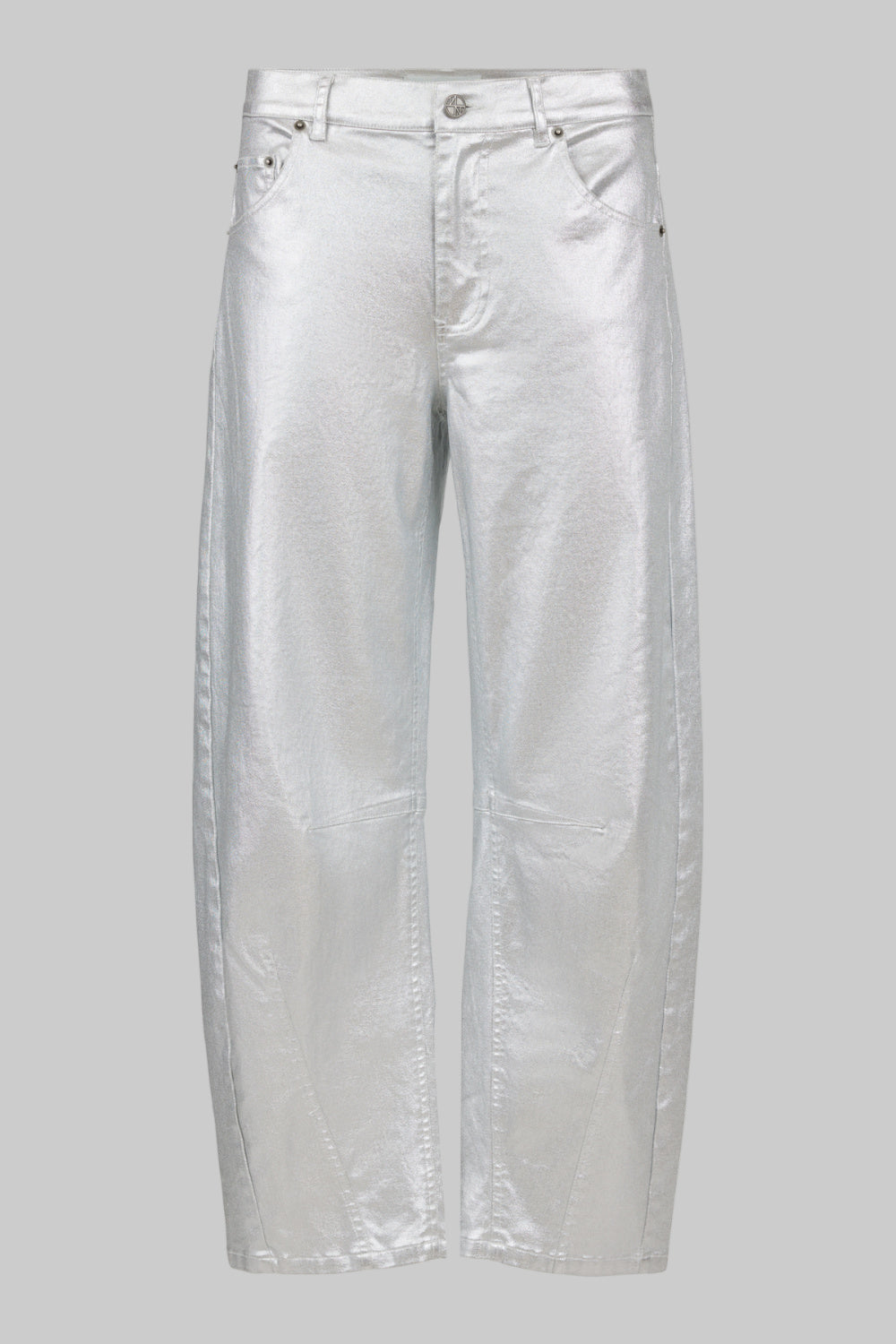 Midday Silver Metallic Trousers