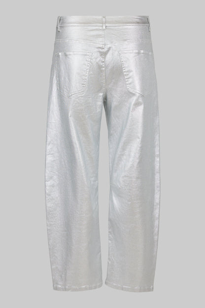 Midday Silver Metallic Trousers