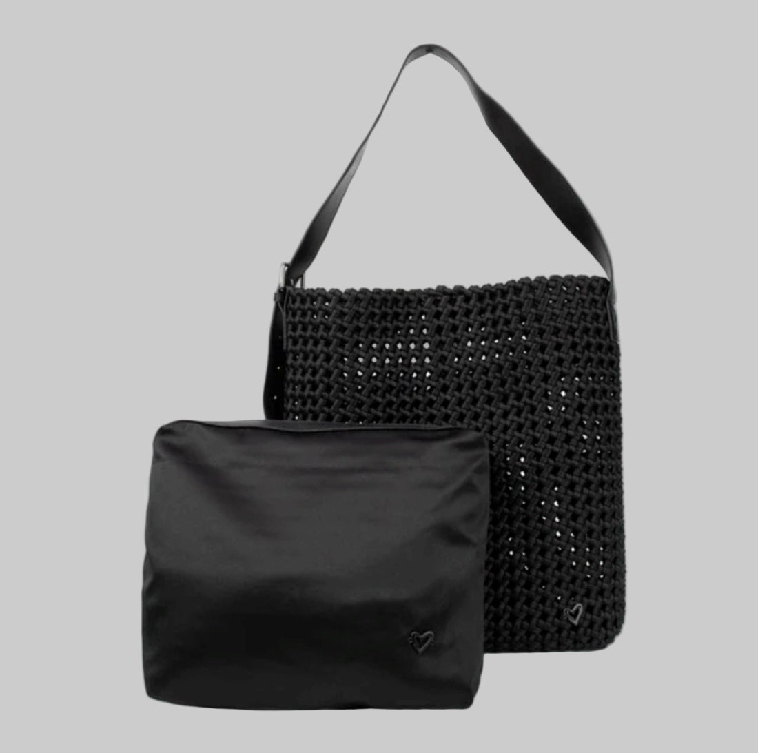 Osler Woven Hand Knotted Hobo Bag