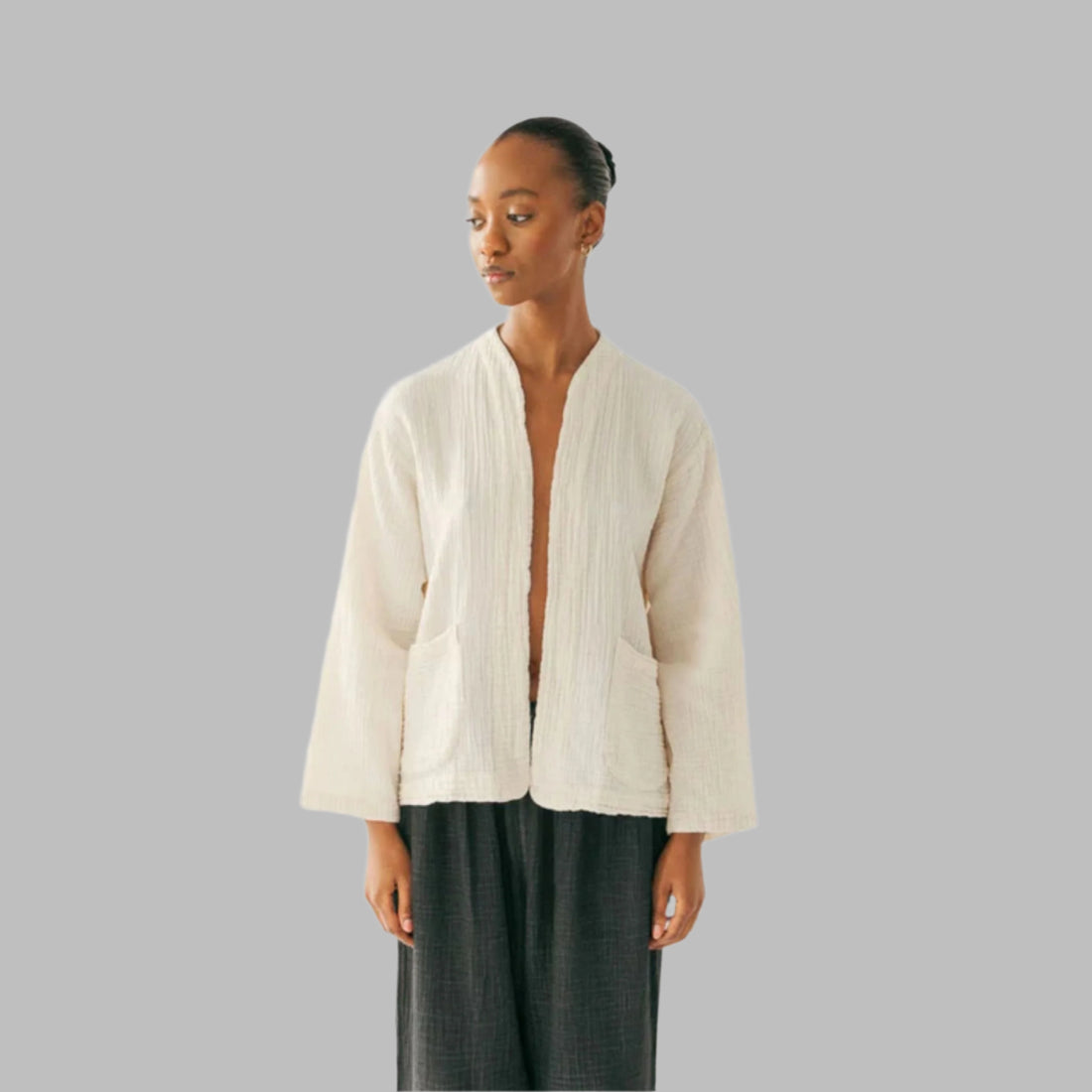 Crinkle Short Jacket