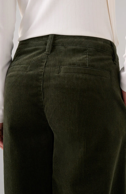 Crop Wide Leg W/Pintucks