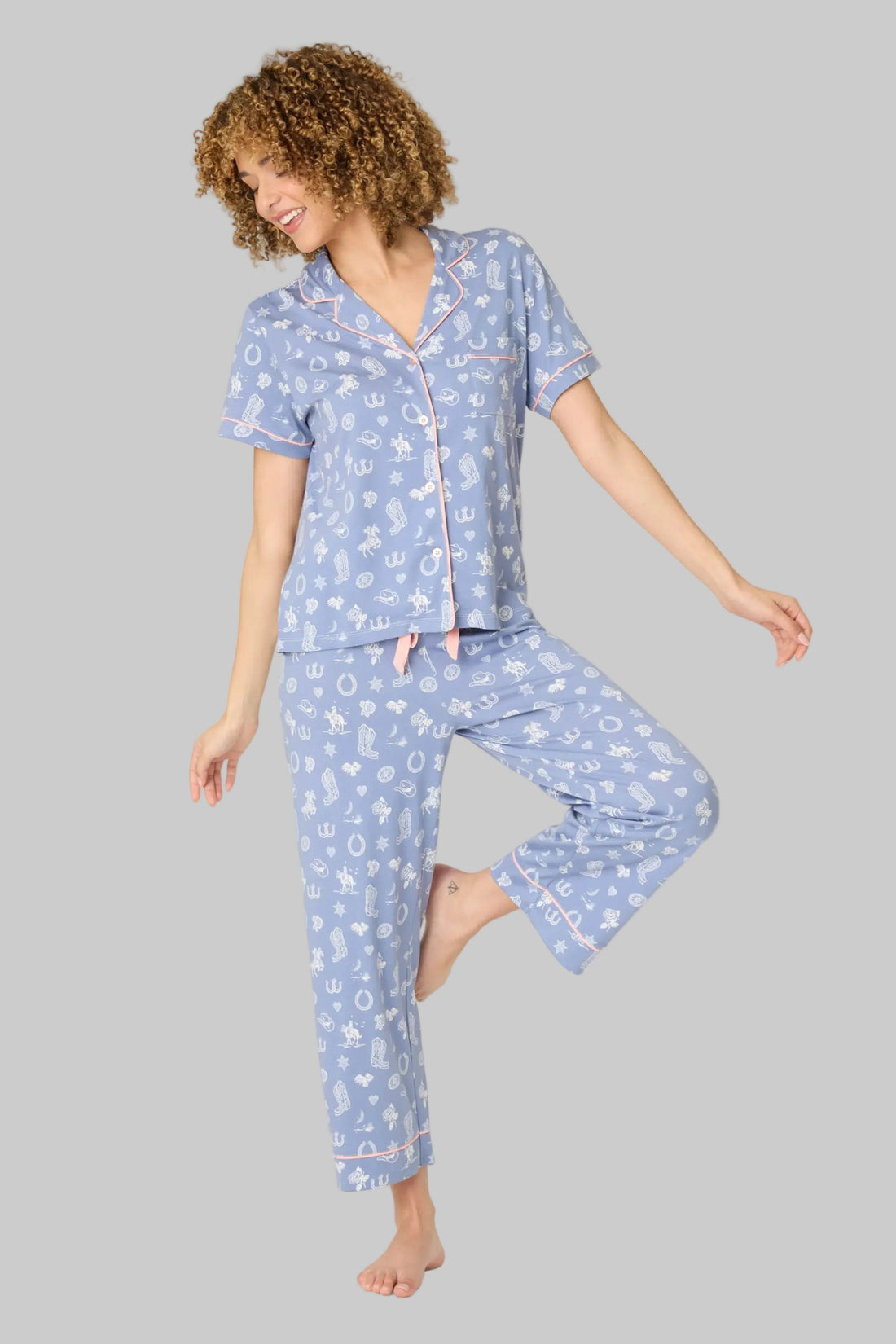 Whimsy Cropped PJ Set