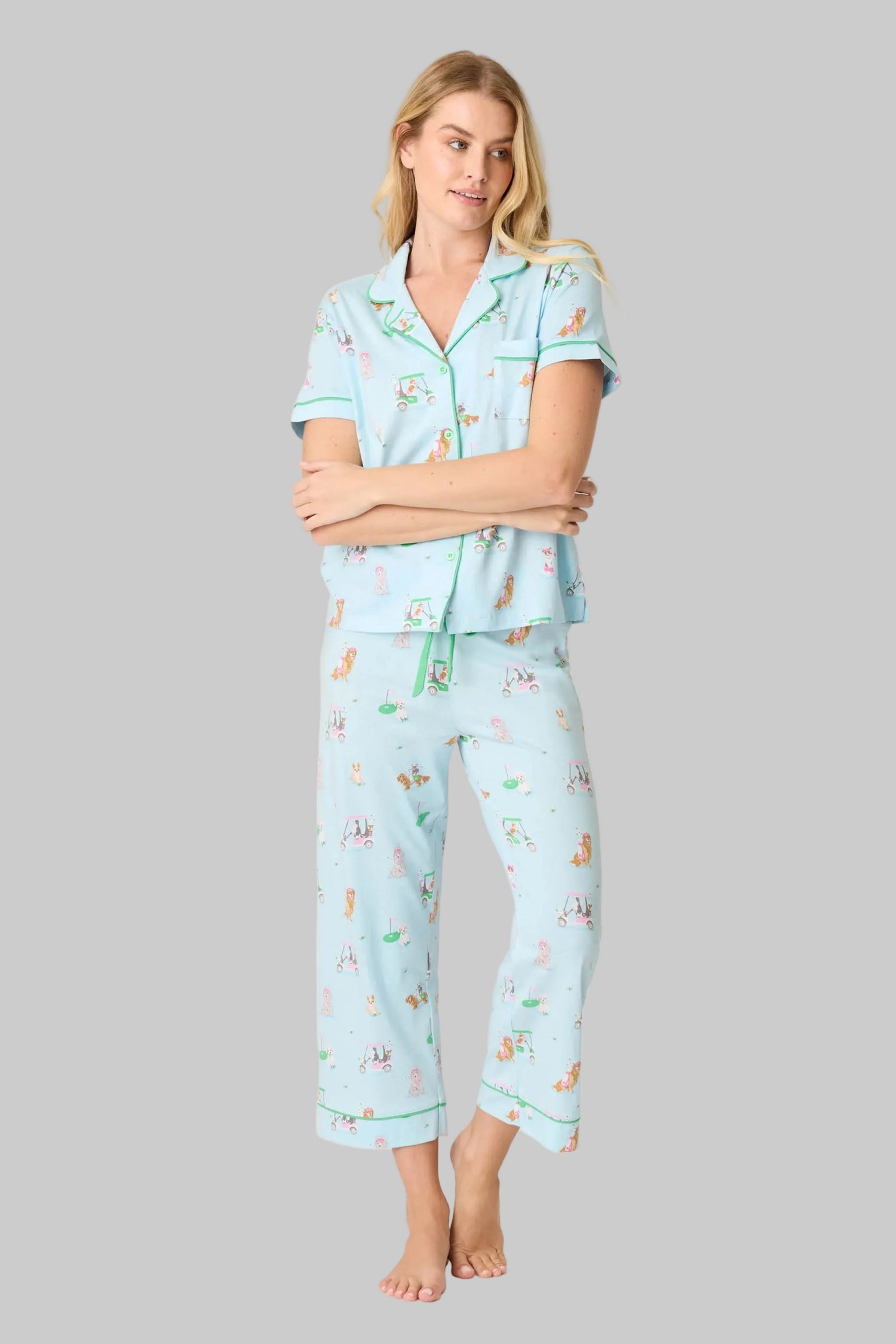 Whimsy Cropped PJ Set