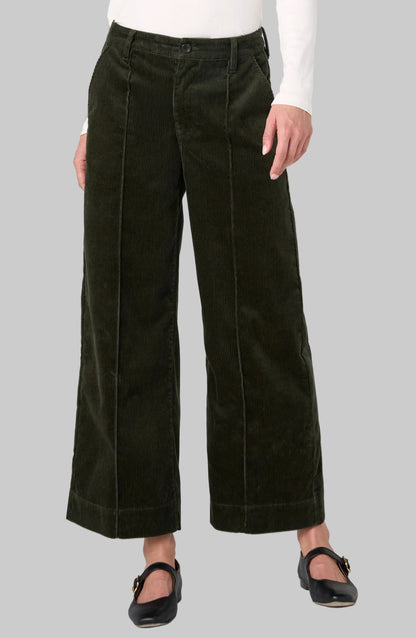 Crop Wide Leg W/Pintucks