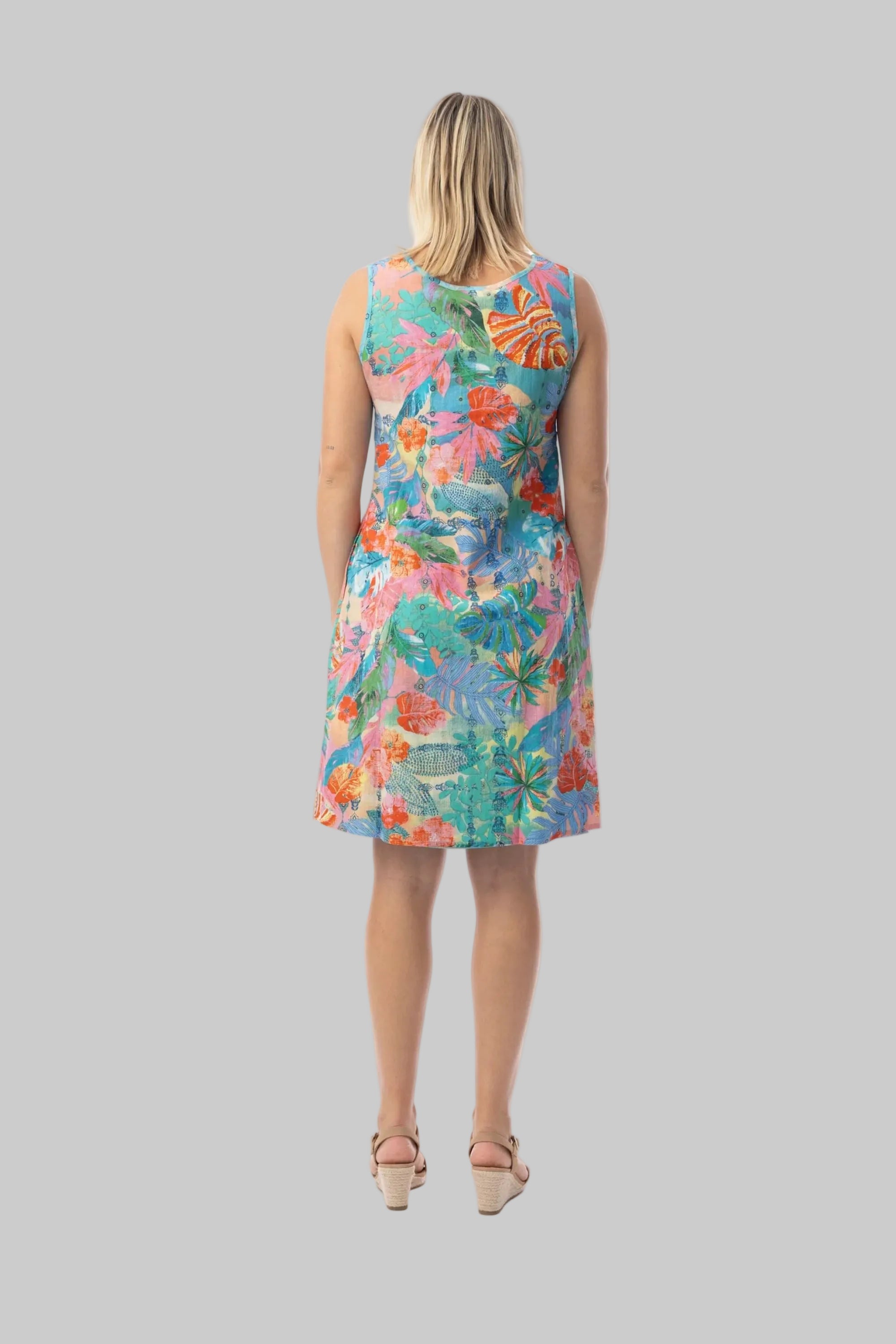 Malvinas Print Dress