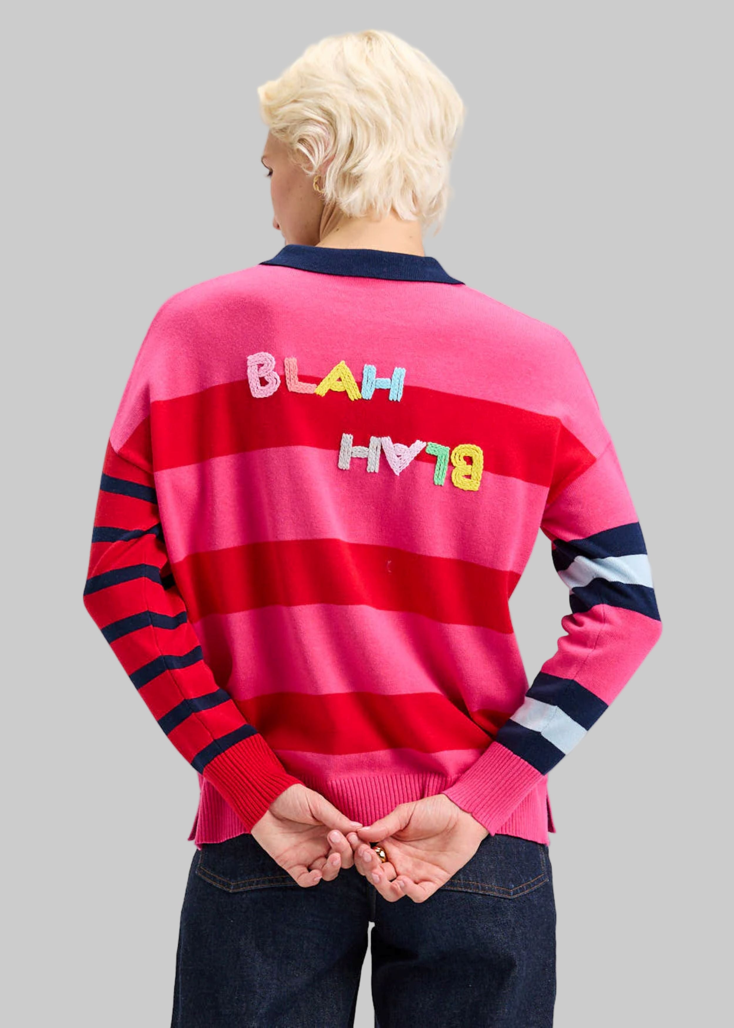 Blah Blah Rugby Sweater
