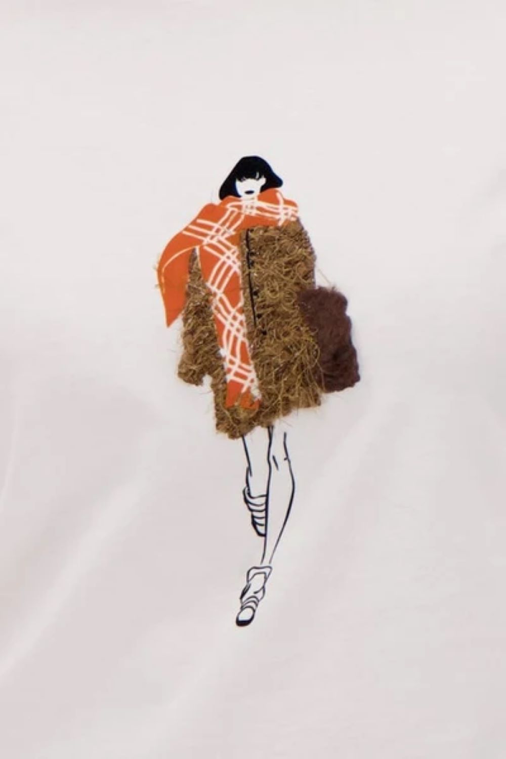Orange Scarf TShirt