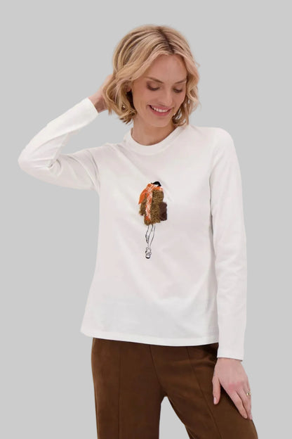 Orange Scarf TShirt