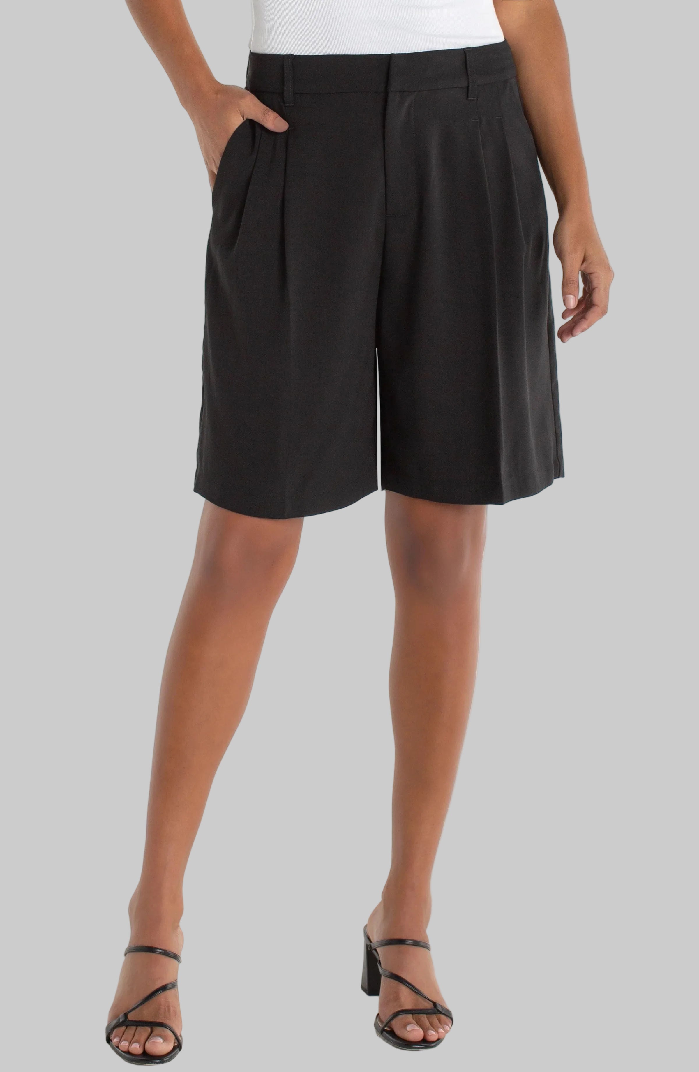 High Rise Bermuda Trouser Short