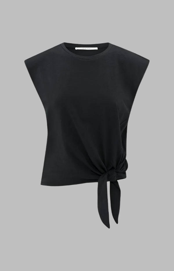 Sleeveless Top With Knot Detail