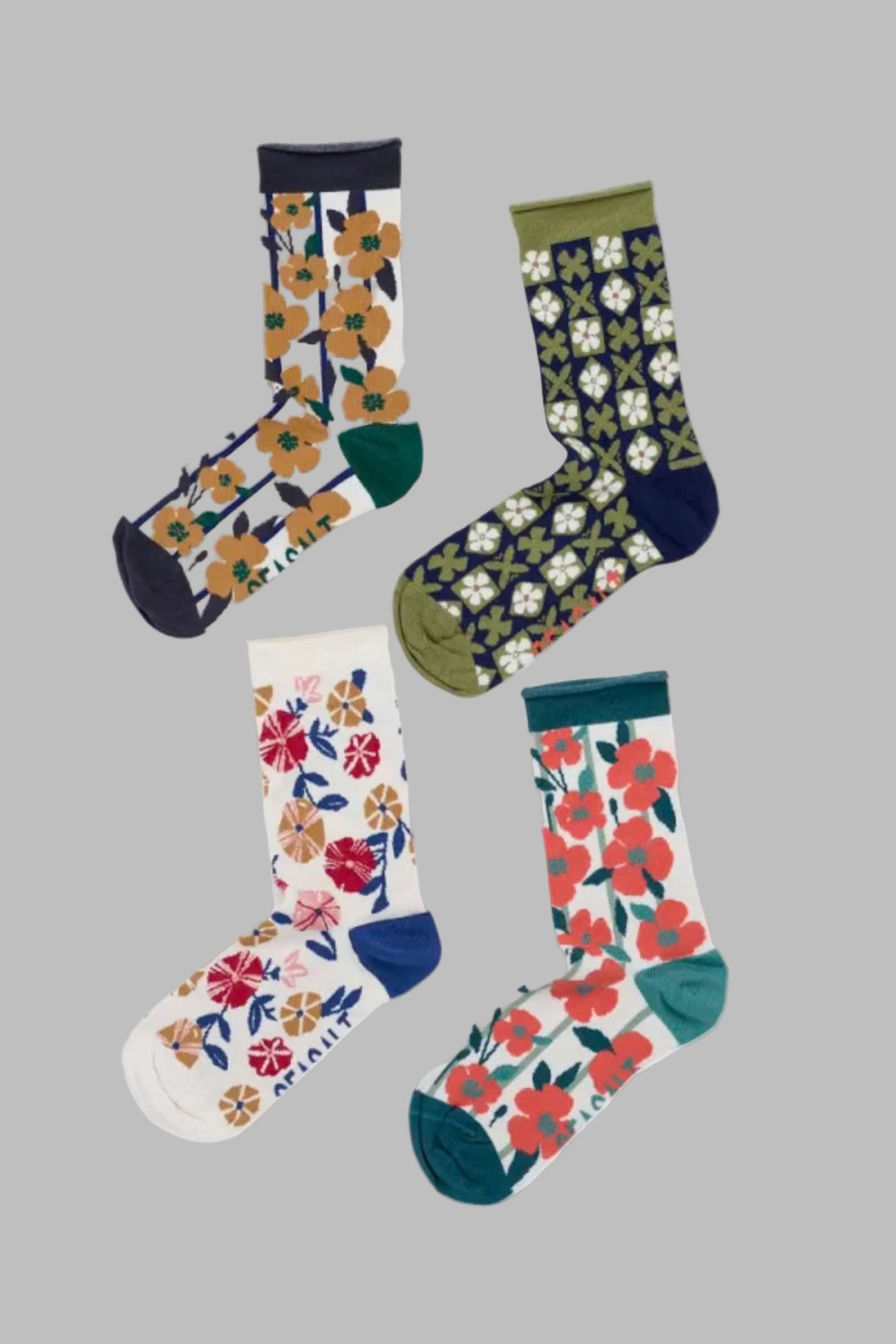 Artsy Gift Box Floral Socks
