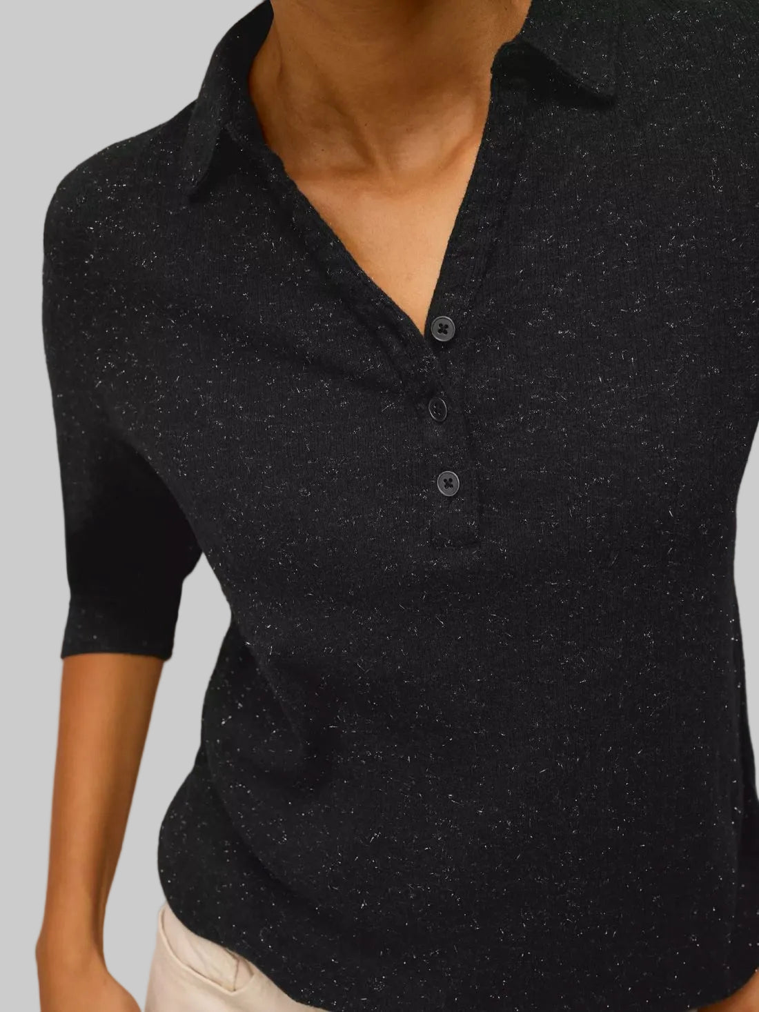 Lola Sparkle Rib Polo