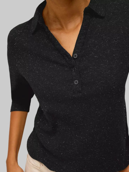 Lola Sparkle Rib Polo