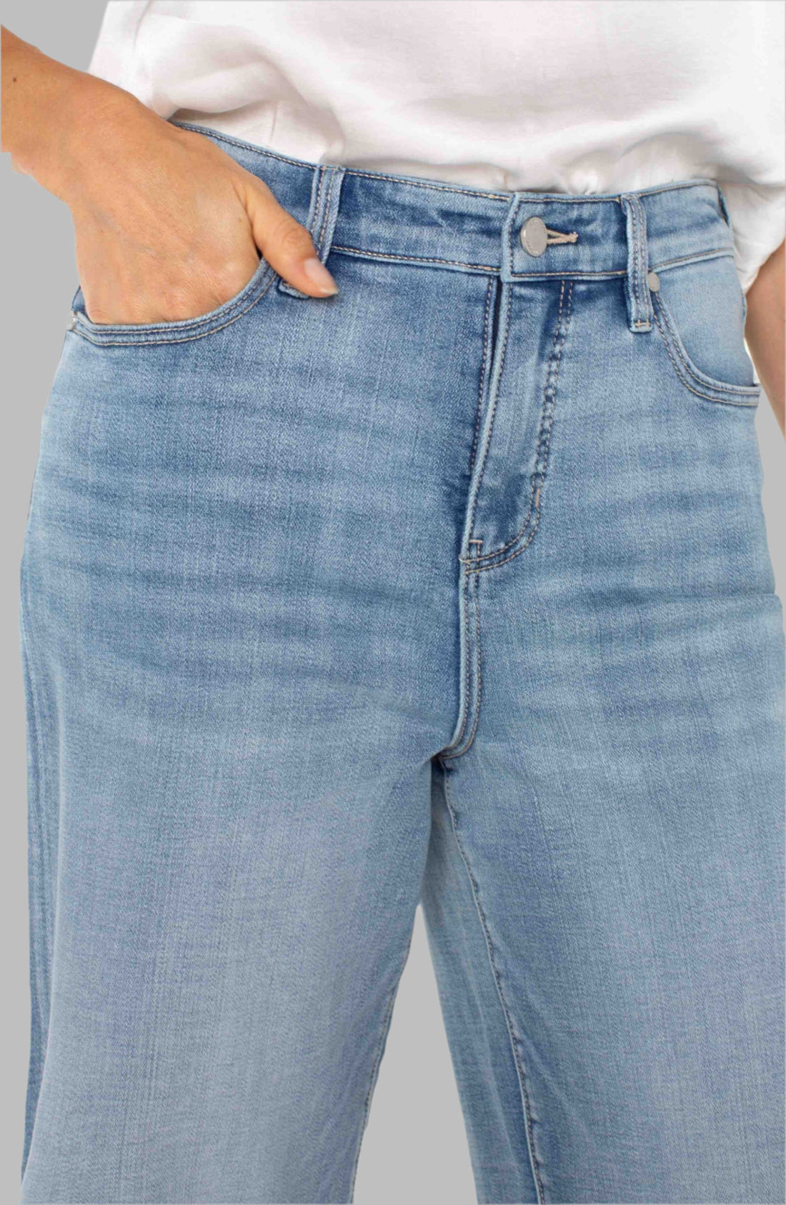 Stride hi-rise Bottom Jean Wide Leg