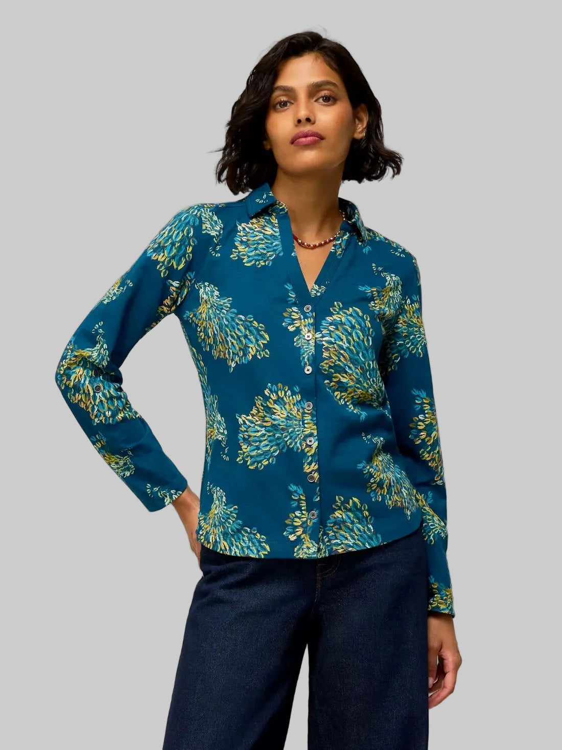 Annie Jersey Foil Shirt