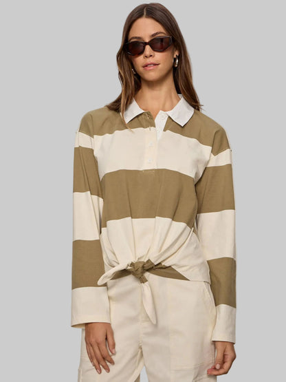 Rugby Tie Front Tee