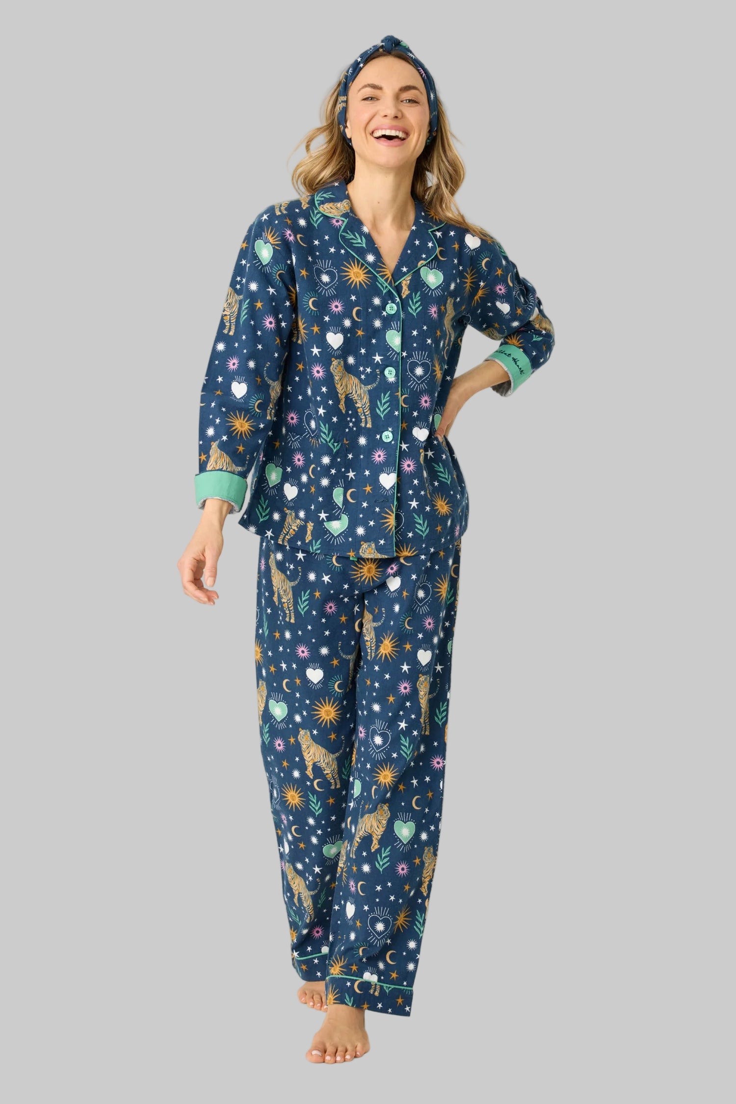 Wild At Heart 3-Piece Flannel PJ Set