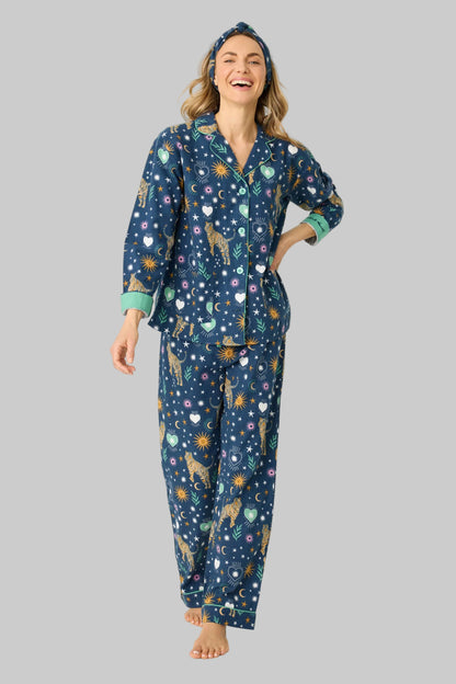 Wild At Heart 3-Piece Flannel PJ Set