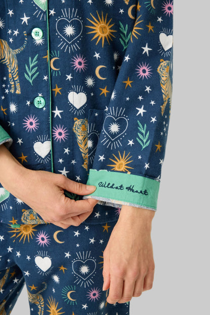 Wild At Heart 3-Piece Flannel PJ Set