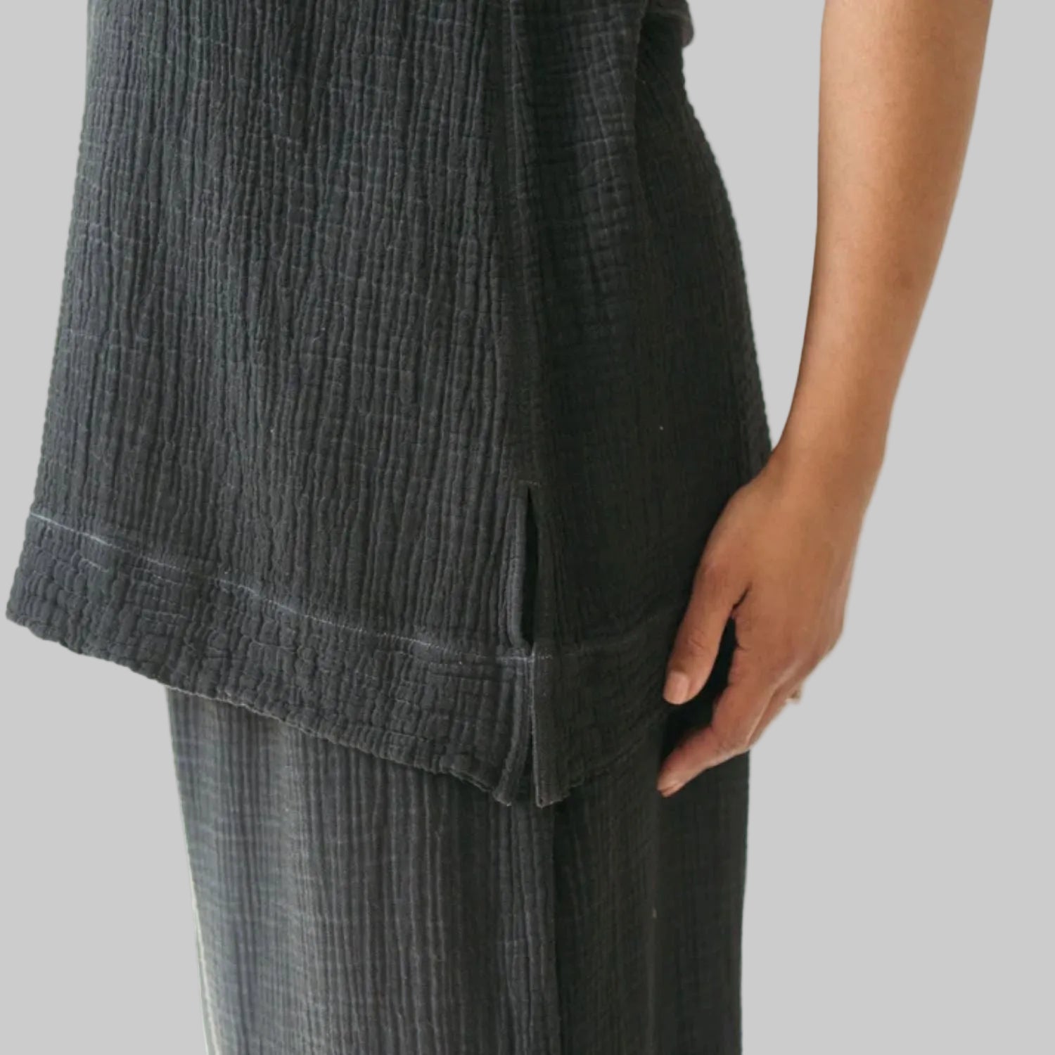 Crinkle Tunic Top
