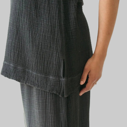 Crinkle Tunic Top