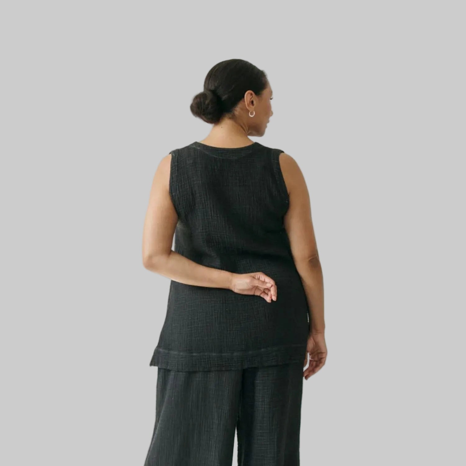 Crinkle Tunic Top