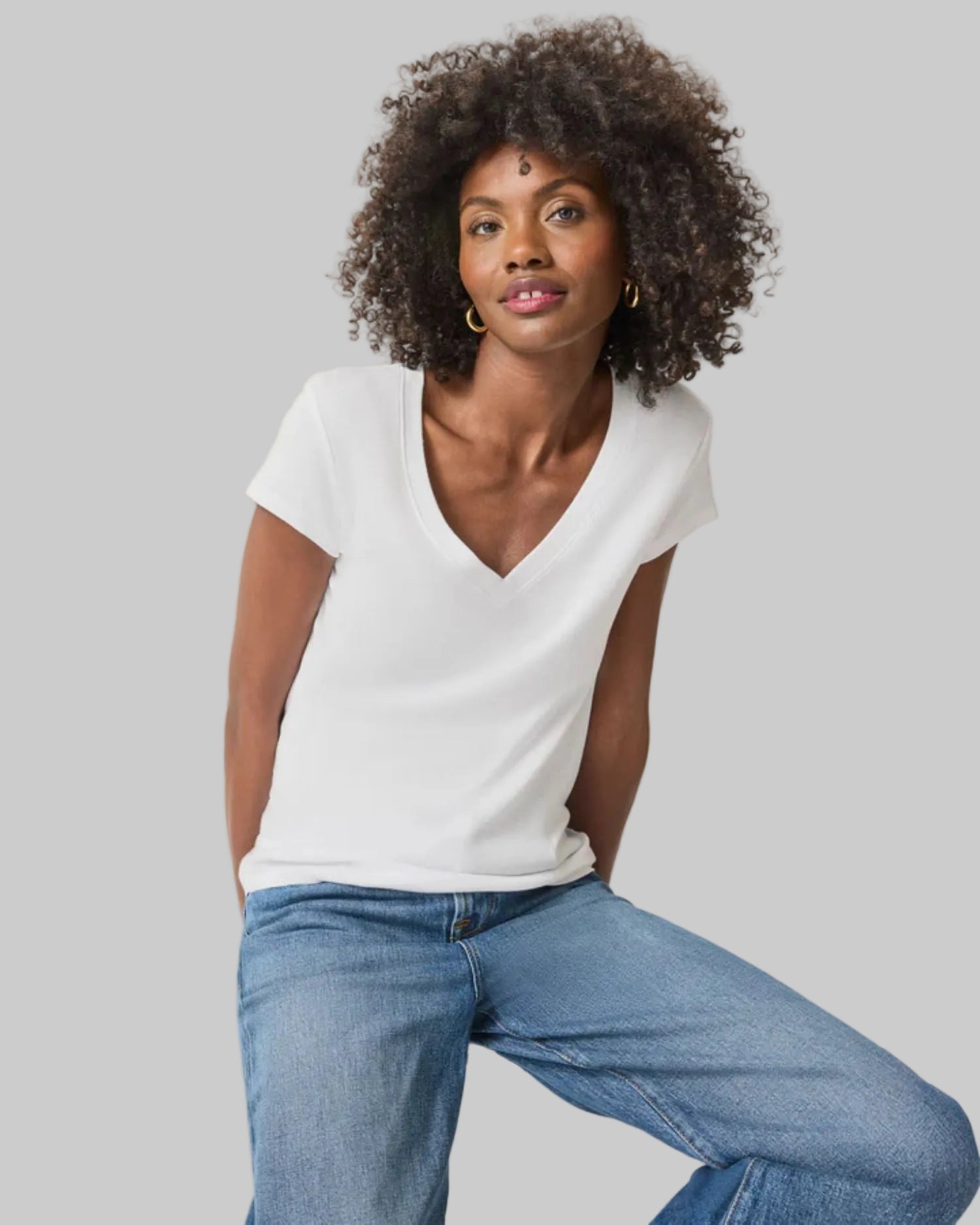 Faye V Neck Tee