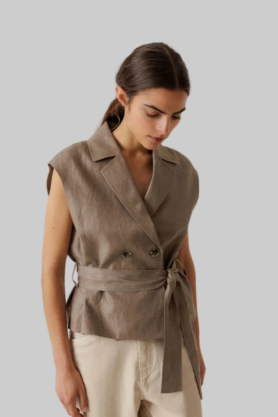 Linen Vest