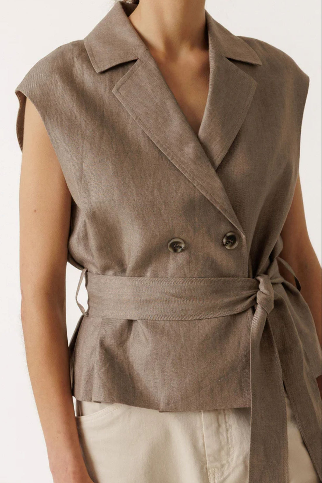 Linen Vest