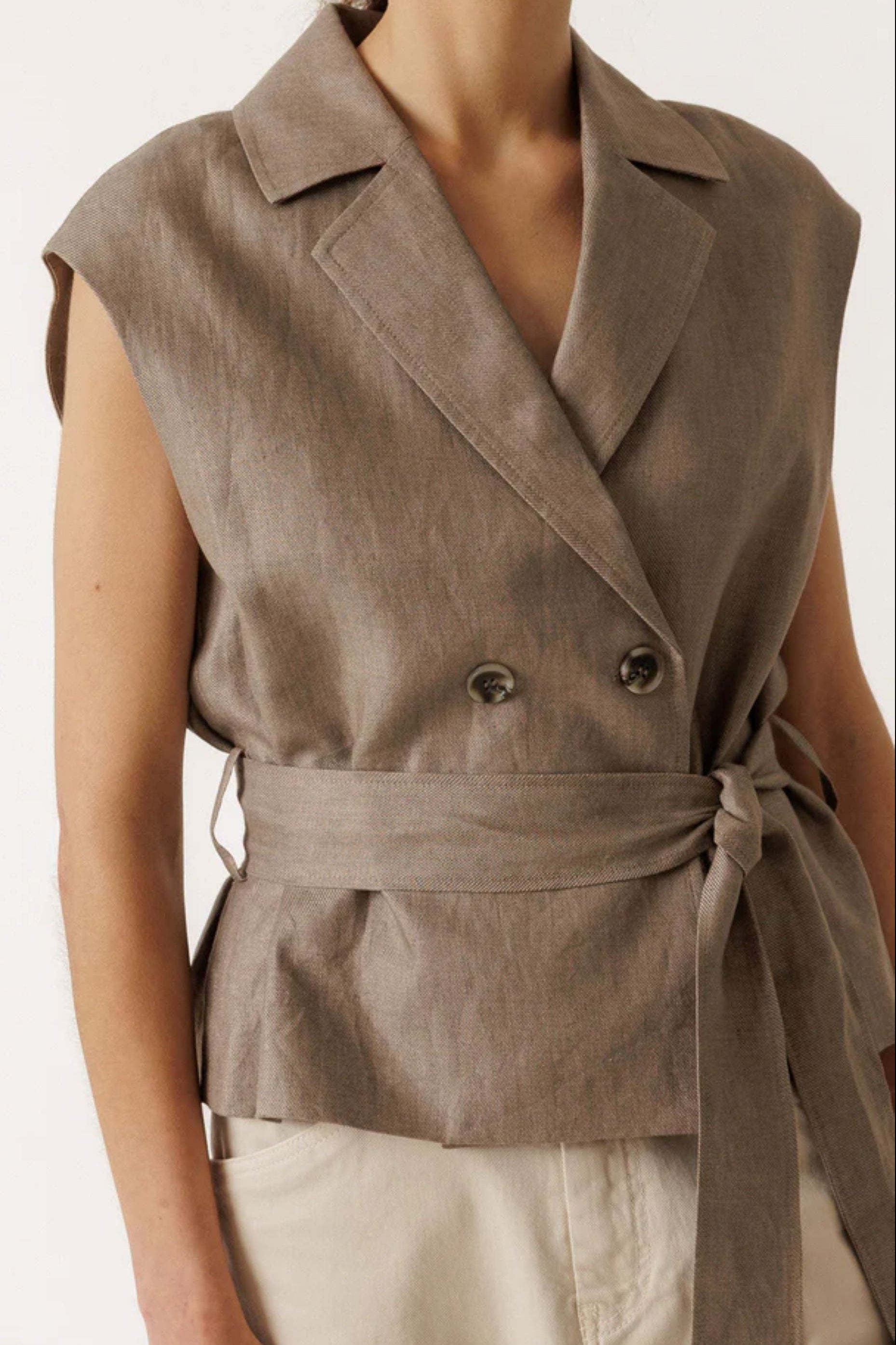 Linen Vest