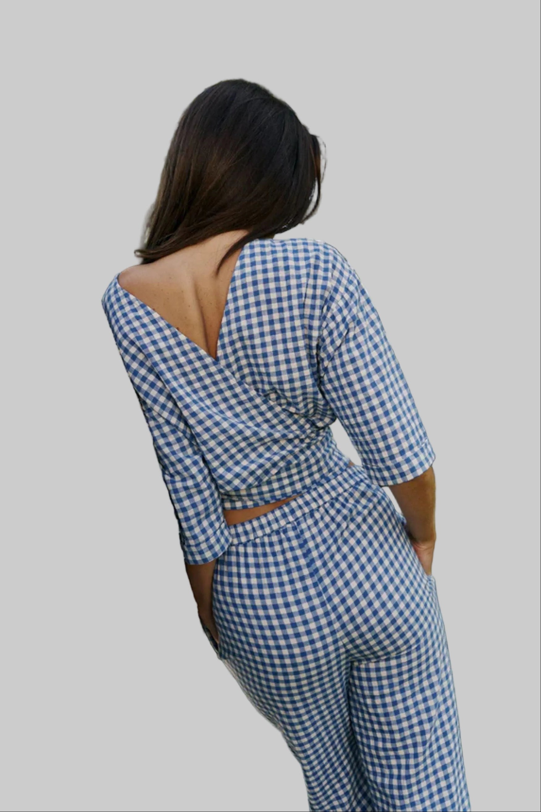 Multi Position Tie Crop Shirt