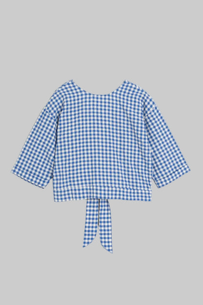 Multi Position Tie Crop Shirt